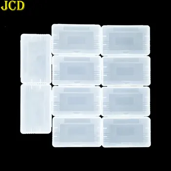 JCD 10 ~ 100ШТ Прозрачни Пластмасови Игри Карти Гильза За Касети Прахоустойчив Калъф За Nintend Game Boy Advance GBA