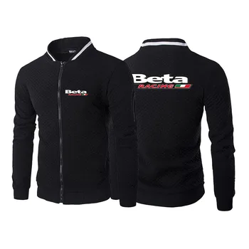2023 Новата мъжка мода за мотокрос Beta Racing с принтом, качествени якета с цип, обикновен памук спортен костюм, ежедневното палто