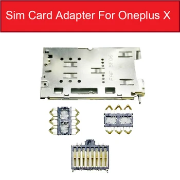 Притежателят на Тавата За Micro SD карта и Sim-карти За Oneplus X E1001 Гнездо За Четец на SIM карти с Адаптер За Карта с Памет Ремонт Подмяна Patrs