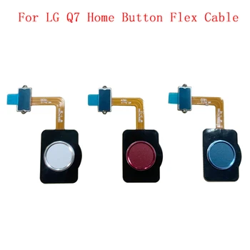 Сензор за пръстови отпечатъци Бутон Home Гъвкав кабел Лента за LG Q7 Q610 Резервни части за гъвкава лента докосване на сензора