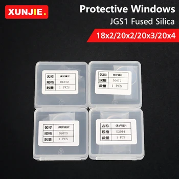 20pcs Оптични Лазерни Ръчно Заваряване, Защитни прозорци 18*2/20*2/20*3/20* 4 мм 1064 nm за главата заваряване WSX QiLin HanWei Sup