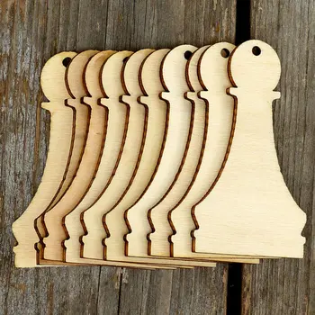 Дървена пешка на Шахматната фигура на Изделия от шперплат Човек Настолни игри